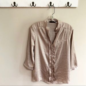 The Limited - champagne blouse